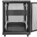 Qoltec Solidny stalowy Panel zaślepiający do szaf RACK 19" | 1U