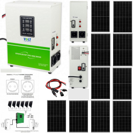 Zestaw solarny do grzania wody Green Boost Pro 4000/4000W Sinus Bypass