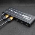 Qoltec Aktywny rozdzielacz Splitter 4 x HDMI 4K x 2K | 3.4Gb/s | High stability