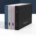 Qoltec Aluminiowa Obudowa | Kieszeń na dysk SSD HDD 2.5" | SATA | USB 3.0 | Super speed 5Gb/s | 2TB | Czarny