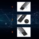Qoltec Aluminiowa Obudowa | Kieszeń na dysk SSD M.2 | SATA | NGFF | USB-C | Super speed 6Gb/s | 2TB | Szary