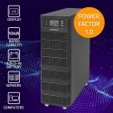 Qoltec Zasilacz awaryjny UPS | 10kVA | 10000W | Power Factor 1.0 | LCD | EPO | USB | On-line