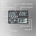 Qoltec Zasilacz awaryjny UPS | 2kVA | 2000W | Power Factor 1.0 | LCD | EPO | USB | On-line