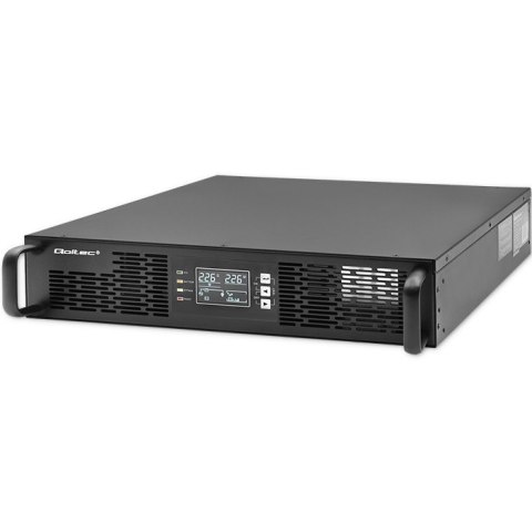 Qoltec Zasilacz awaryjny UPS do RACK | 1kVA | 1000W | Power Factory 1.0 | LCD | On-line