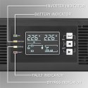 Qoltec Zasilacz awaryjny UPS do RACK | 1kVA | 1000W | Power Factory 1.0 | LCD | On-line