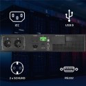 Qoltec Zasilacz awaryjny UPS do RACK | 1kVA | 1000W | Power Factory 1.0 | LCD | On-line