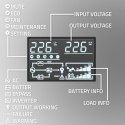 Qoltec Zasilacz awaryjny UPS do RACK | 1kVA | 1000W | Power Factory 1.0 | LCD | On-line