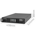 Qoltec Zasilacz awaryjny UPS do RACK | 1kVA | 1000W | Power Factory 1.0 | LCD | On-line