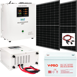 Zestaw Solarny Sinus Pro 1500S Panel 415W Akumulator 100Ah