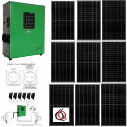 Zestaw solarny do grzania wody Green Boost 3000/3420W 9xPanel bifacial 380W