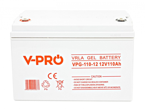 AKUMULATOR GEL VPRO PREMIUM 12V 110 Ah ŻELOWY VRLA Bezobsługowy