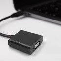 Adapter USB 3.1 typ C męski/VGA żeński | 1080P | 23 cm