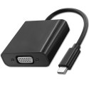 Adapter USB 3.1 typ C męski/VGA żeński | 1080P | 23 cm