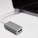 Qoltec Adapter USB 3.1 Typ C męski | DisplayPort żeński