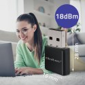 Qoltec Bezprzewodowy Ultra szybki mini adapter NANO WiFi Standard N | USB2.0 | 300Mbps