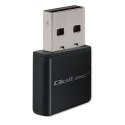 Qoltec Bezprzewodowy Ultra szybki mini adapter NANO WiFi Standard N | USB2.0 | 300Mbps