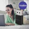 Qoltec Bezprzewodowy Ultra szybki mini adapter WiFi Standard AC | BT 4.0 USB | 600Mbps