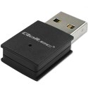 Qoltec Bezprzewodowy Ultra szybki mini adapter WiFi Standard AC | BT 4.0 USB | 600Mbps