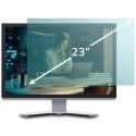 Qoltec Filtr światła niebieskiego 23" | 16:9 | Ochrona wzroku | Anti Glare | Matowy | na monitor