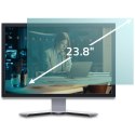 Qoltec Filtr światła niebieskiego 23.8" | 16:9 | Ochrona wzroku | Anti Glare | Matowy | na monitor