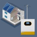 Qoltec Hybrydowy inwerter solarny Off-Grid 3.5kVA| 3.5kW | 100A | MPPT | LCD | BMS | Sinus