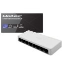 Qoltec SWITCH Przełącznik sieciowy 8 x port RJ45 | 100Mbps | Fast Ethernet | LAN