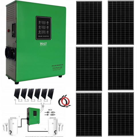 Zestaw solarny do grzania wody Green Boost 3000/2640W 6xPanel 440W