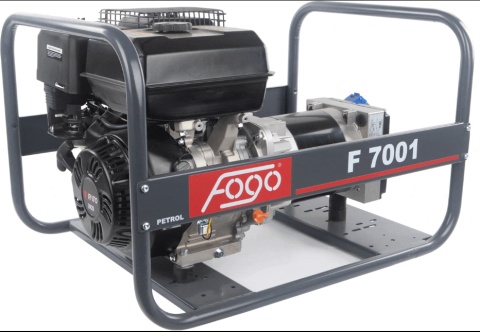 Agregat prądotwórczy F 7001 benzynowy jednofazowy, 6,2kW/5,6KW