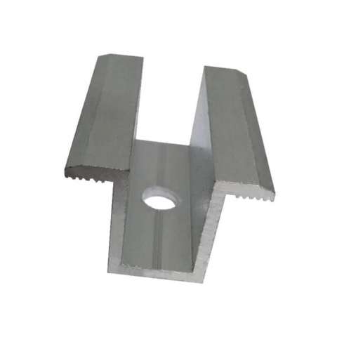 Klema środkowa uniwersalna srebrna