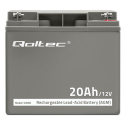 Qoltec Akumulator AGM | 12V | 20Ah | max. 300A