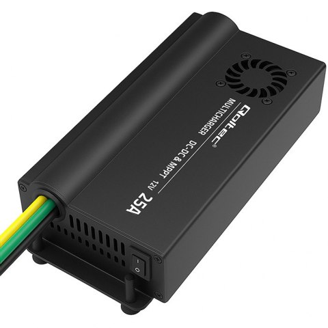 Automatyczna Ładowarka DC-DC 12V z regulatorem MPPT | 25A | LiFePO4 AGM GEL STD