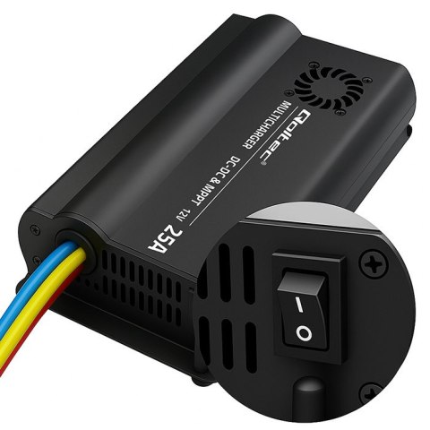 Automatyczna Ładowarka DC-DC 12V z regulatorem MPPT | 25A | LiFePO4 AGM GEL STD