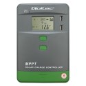 Qoltec Solarny regulator ładowania MPPT z czujnikiem temperatury 50A |12V / 24V | LCD | 2 x USB | Bluetooth | APP | GEL | LiFePO