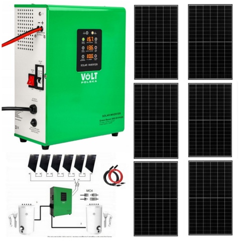 Zestaw solarny do grzania wody Green Boost 3000/2730W 6xPanel 455W