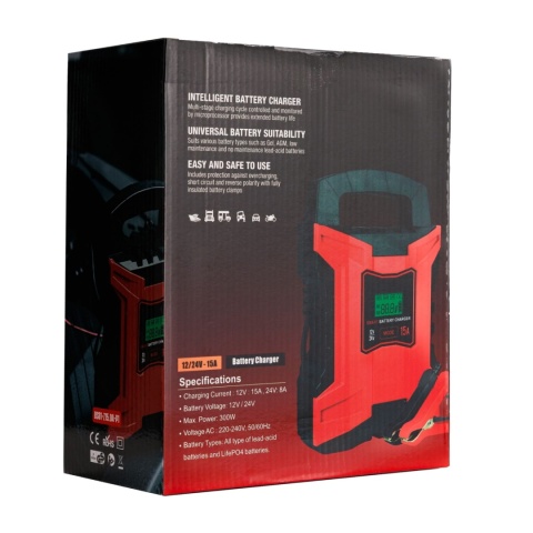 PROSTOWNIK / ŁADOWARKA INTELIGENTNA 12V/24V 15A ENERBLOCK