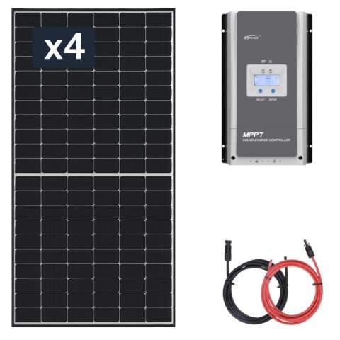 Panel słoneczny 4x455W z regulatorem ładowania 60A MPPT - 24V