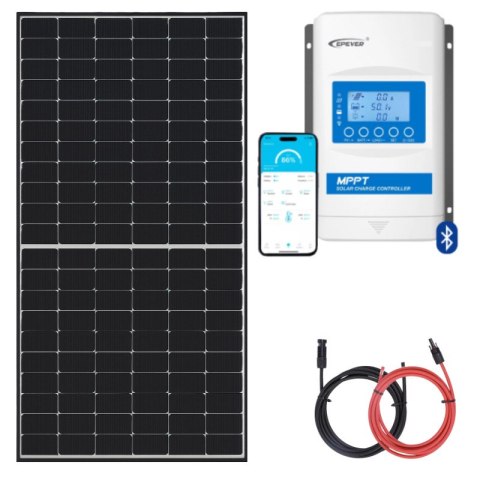 Panel słoneczny 455W z regulatorem ładowania 30A MPPT