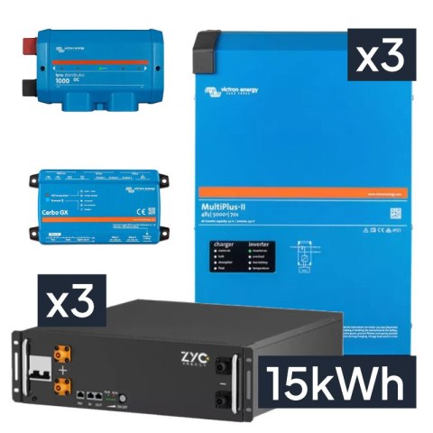 Trójfazowy magazyn energii 15kVA/15kWh