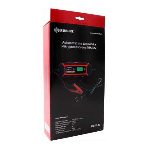 Akumulator LiFePO4 12,8V 100Ah + Prostownik Enerblock ENR12-10