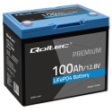Qoltec Akumulator LiFePO4 | 12.8V | 100Ah | 1280Wh | BMS