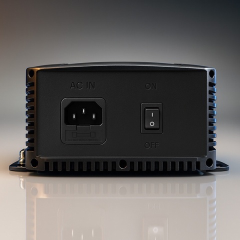 Qoltec Inteligentna ładowarka Monolith do akumulatorów LiFePO4 AGM GEL SLA | 10A | 24V