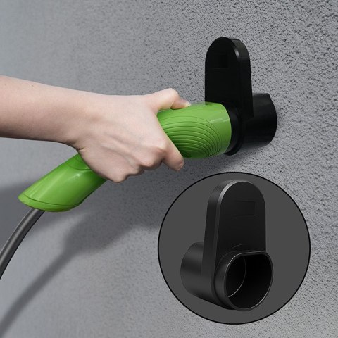 Qoltec Mobilna ładowarka do samochodu elektrycznego EV z regulacją 2w1 Typ2 | 11kW | 400V | Wi-fi | LCD | Przenośna | Wallbox | 