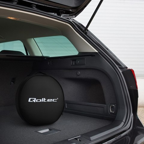 Qoltec Mobilna ładowarka do samochodu elektrycznego EV z regulacją 2w1 Typ2 | 3.5kW | 230V | Wi-fi | LCD | Przenośna | 5m