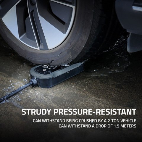 Qoltec Mobilna ładowarka do samochodu elektrycznego EV z regulacją 2w1 Typ2 | 3.5kW | 230V | Wi-fi | LCD | Przenośna | 5m