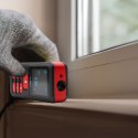 Qoltec Precyzyjny cyfrowy dalmierz laserowy | podświetlany LCD | 120m