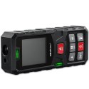 Qoltec Precyzyjny cyfrowy dalmierz laserowy z poziomicą | podświetlany LCD | 120m