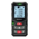 Qoltec Precyzyjny cyfrowy dalmierz laserowy z poziomicą | podświetlany LCD | 120m