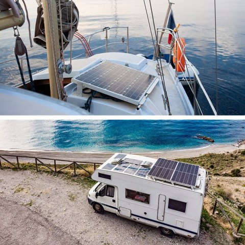 Qoltec Solarny regulator ładowania MPPT 15A do zasilania odbiorników DC i ładowania akumulatorów 12V / 24V | AGM | GEL | LiFePO4