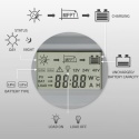 Qoltec Solarny regulator ładowania MPPT z czujnikiem temperatury 60A |12V / 24V | LCD | 2 x USB | Bluetooth | APP | GEL | LiFePO