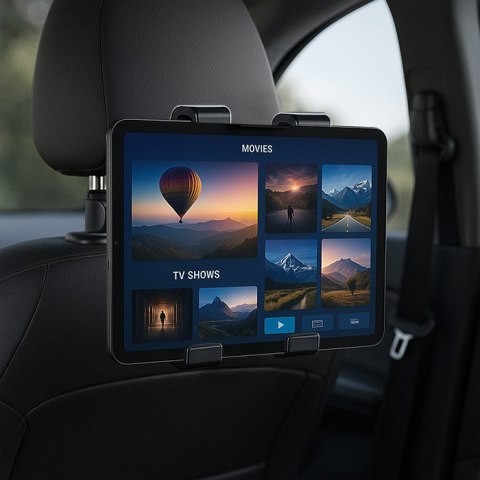 Qoltec Uchwyt na zagłówek 7-10.1"